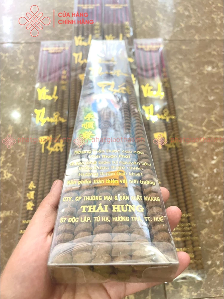 Nhang Vĩnh Thuận Phát Thảo Mộc 8h, 12h ( Hộp 12 Cây) - Cửa Hàng Phật Giáo Thái Linh