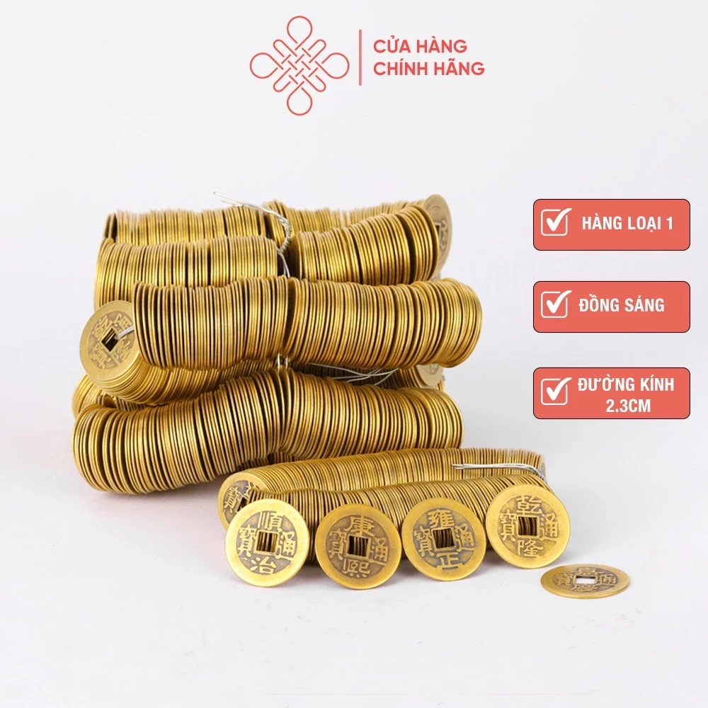 Đồng Xu Cổ Phong Thủy Bằng Đồng May Mắn Bỏ Ví Chiêu Tài Lộc Gieo Quẻ - Cửa Hàng Phật Giáo Thái Linh