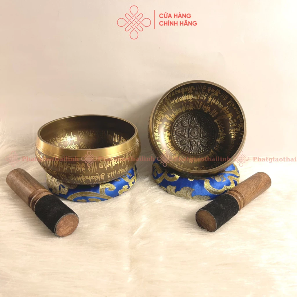 Chuông Xoay Nepal Họa Tiết Phật - Cửa Hàng Phật Giáo Thái Linh