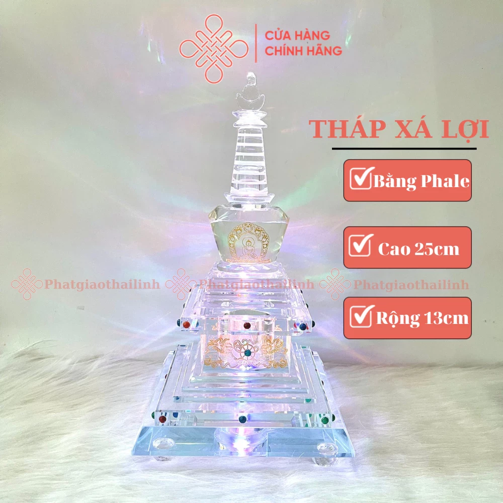 Tháp Xá Lợi Phật Bằng Phale Cao 25cm - Cửa Hàng Phật Giáo Thái Linh