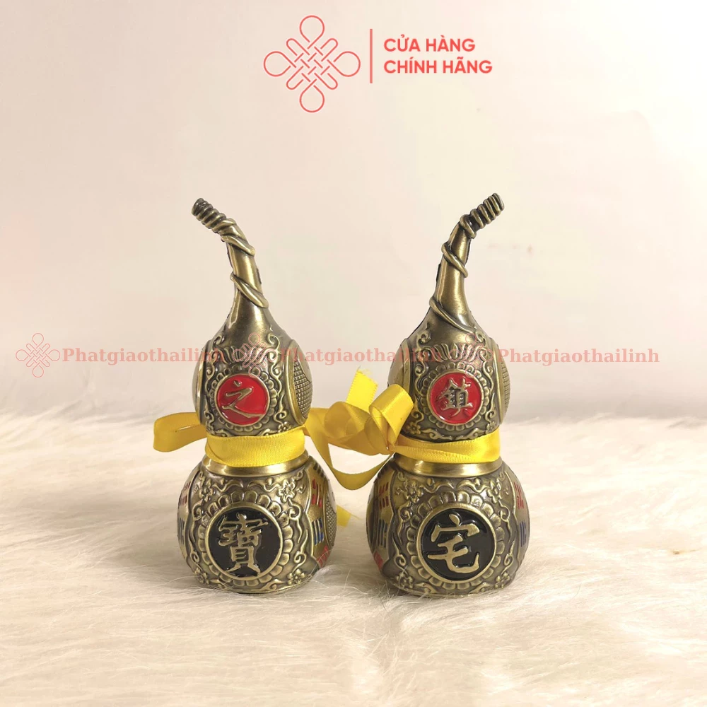 Hồ Lô Bát Quái/ Hồ Lô Phong Thủy Cao 13cm - Cửa Hàng Phật Giáo Thái Linh