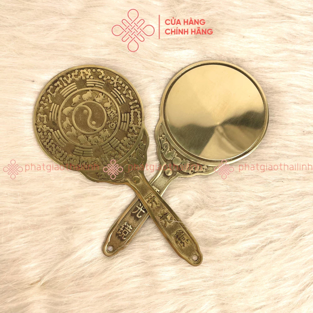 Gương Khai Quang 12 Con Giáp Bằng Đồng - Cửa Hàng Phật Giáo Thái Linh