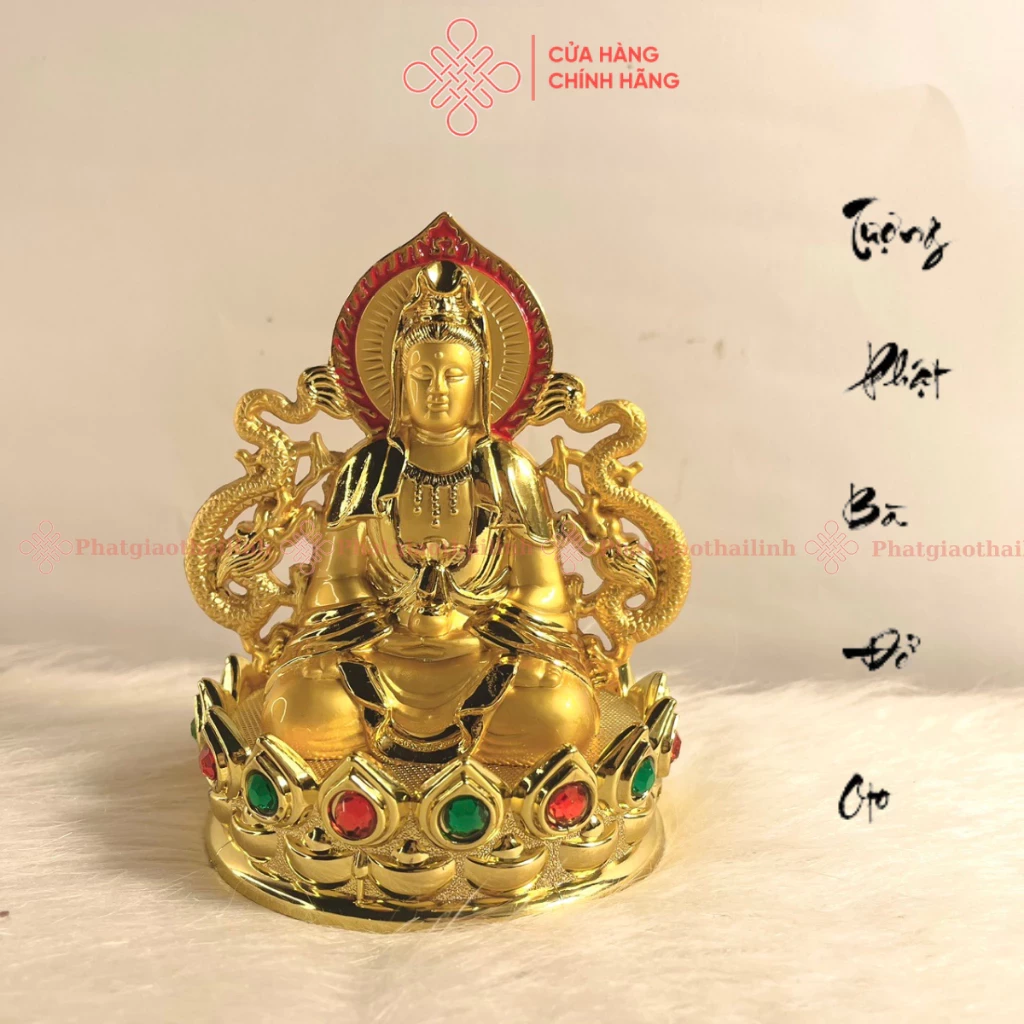 Tượng Phật Bà Quan Thế Âm Để Xe Oto ( Kèm Nước Hoa Khô) - Cửa Hàng Phật Giáo Thái Linh