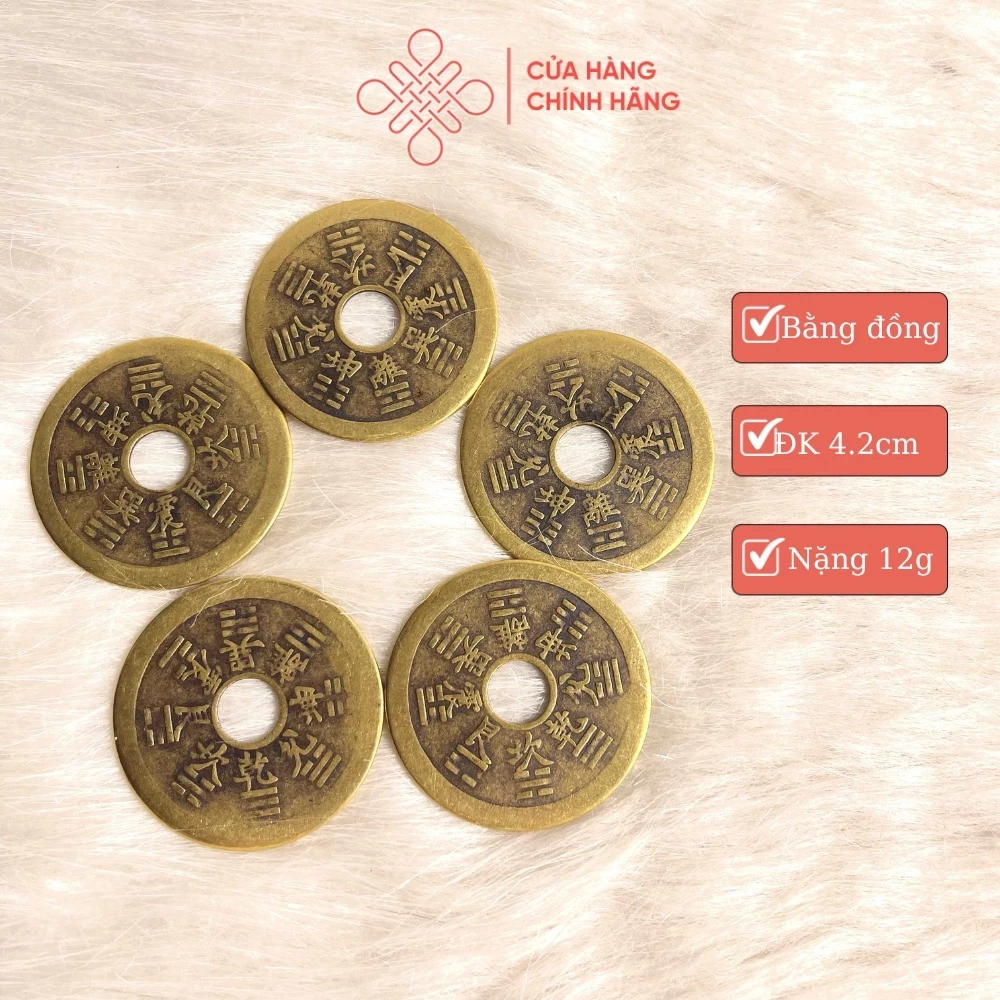 Đồng Xu Thái Tuế Bằng Đồng Nguyên Chất, Đường Kính 4.2cm - Cửa Hàng Phật Giáo Thái Linh
