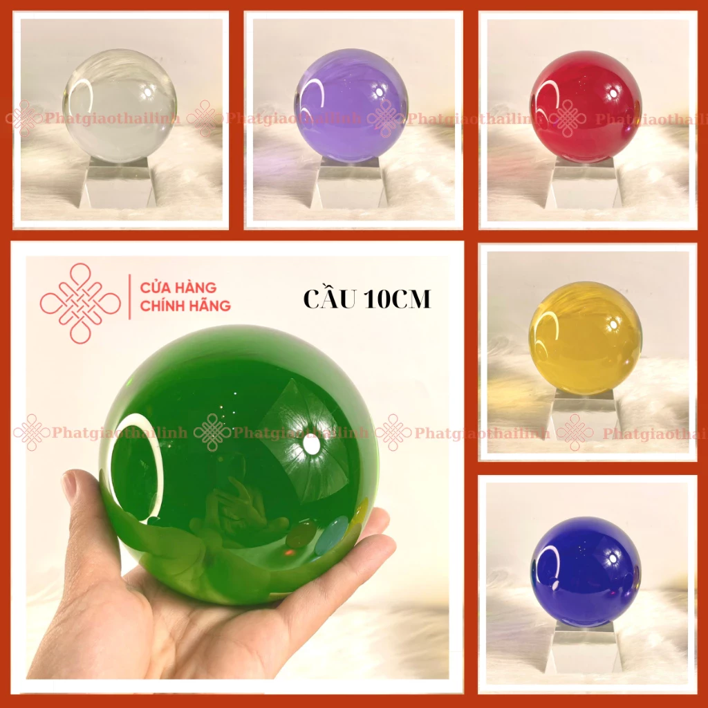 Quả Cầu Phong Thủy Theo Mệnh Bằng Phale Size 8cm, 10cm - Cửa Hàng Phật Giáo Thái Linh